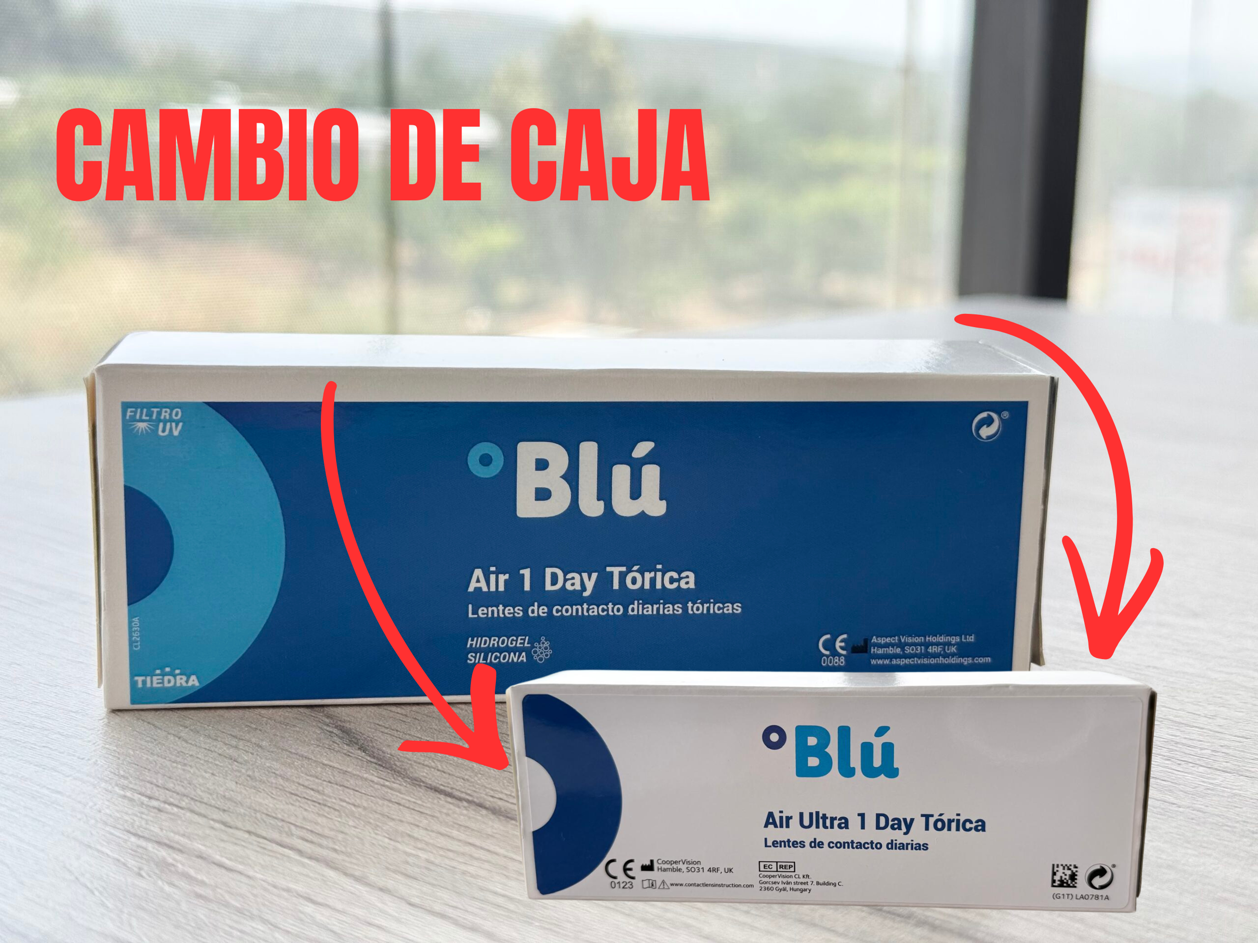 Lentillas diarias Blú Air 1 Day Tórica (Caja de 30)