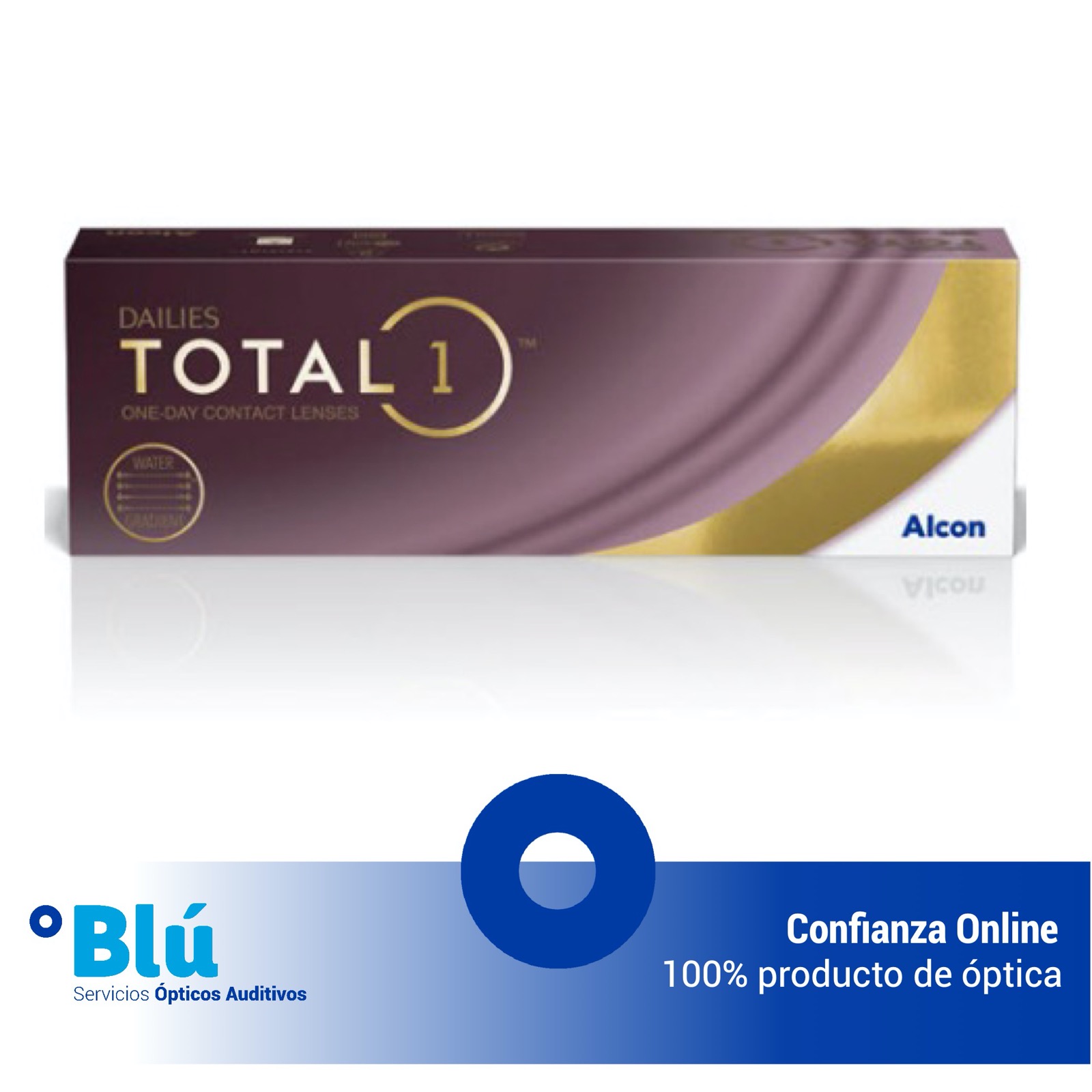 Lentillas diarias Dailies TOTAL1 (Caja de 30 lentillas)