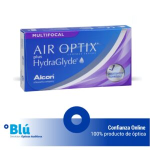 Lentillas mensuales Air Optix plus HydraGlyde Multifocal (Caja de 6 lentillas)