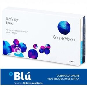 Lentillas mensuales Biofinity Toric (Caja de 6 lentillas)