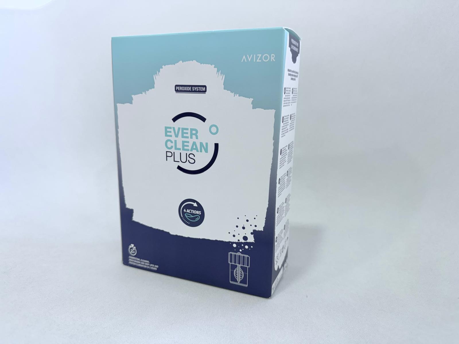 Avizor Ever Clean Plus 2x350 ml– Sistema de Peróxido para Lentillas