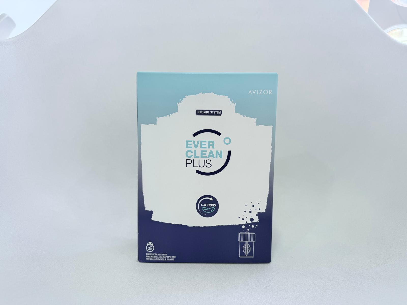 Avizor Ever Clean Plus 2x350 ml– Sistema de Peróxido para Lentillas - Imagen 2